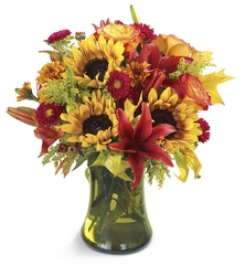 Glorious Fall Bouquet from Olney's Flowers of Rome in Rome, NY
